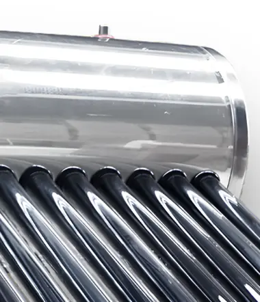 Termotanque de acero inoxidable del calentador solar y el arranque de los tubos al vacío